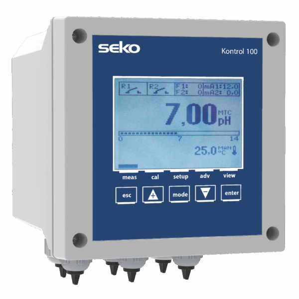 INSTRUMENT K100PR pH ou REDOX + MODBUS - MURAL 144x144