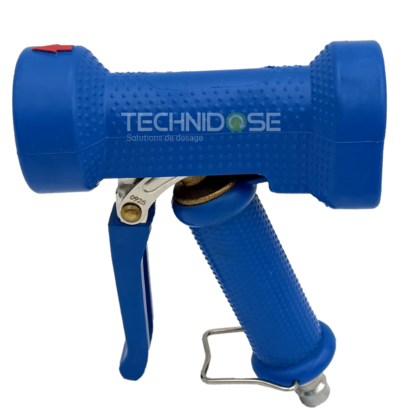 PISTOLET ANTI-CHOC BLEU POSTE ET CENTRALE DE LAVAGE CUISINE - LB970119E