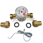 COMPTEUR TC1 DN25 1'' - RACCORDS DN20 3/4'' - 4 imp/litre - 30°C