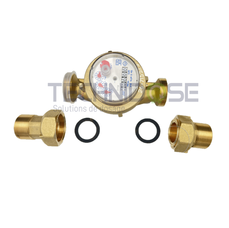 COMPTEUR TC0 DN40 1''1/2 - RACCORDS DN32 1''1/4 - 30°C
