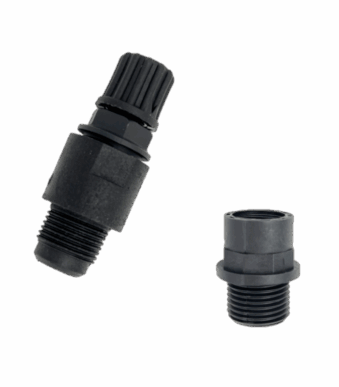 CLAPET D'INJECTION PP SEKO & REDUCTION PVC 3/8''- 1/2''