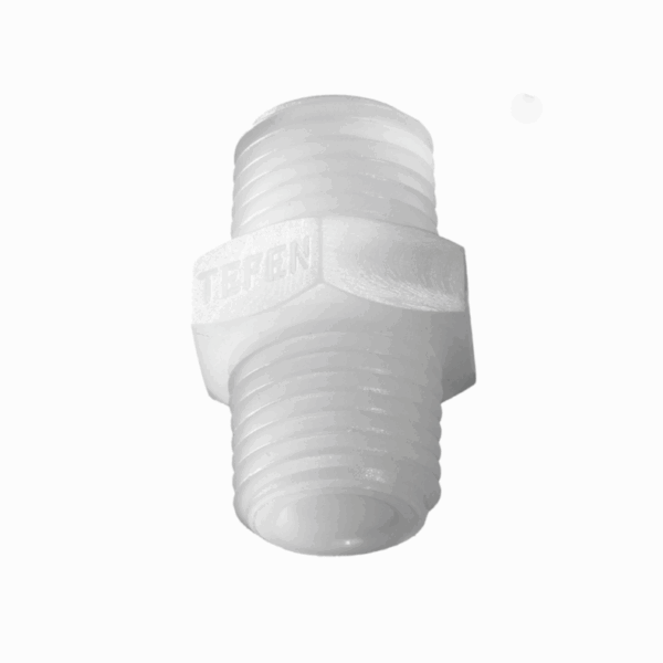UNION MALE PVDF FILETE 1/4'' Gm x 1/4'' Gm