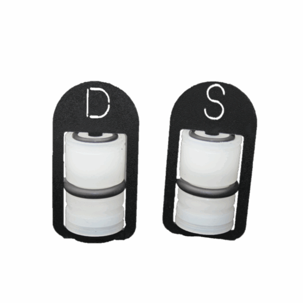 BOITE A CLAPETS x2 (ASP & REF) 500-600-603-800 PVDF/C/FKM-B