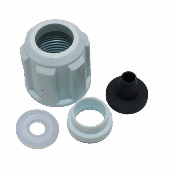 ADAPTATEUR PVC 1/2'' - TEKNA/TEKBA - TUBE PE 6X12 (KIT X2)