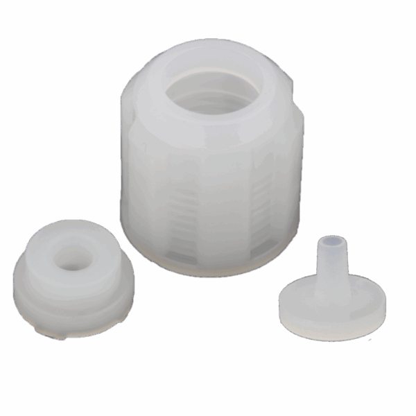 KIT ECROU TEKNA EVO 603-800 PVDF - FILETAGE 1/2''- PE Ø 4X6