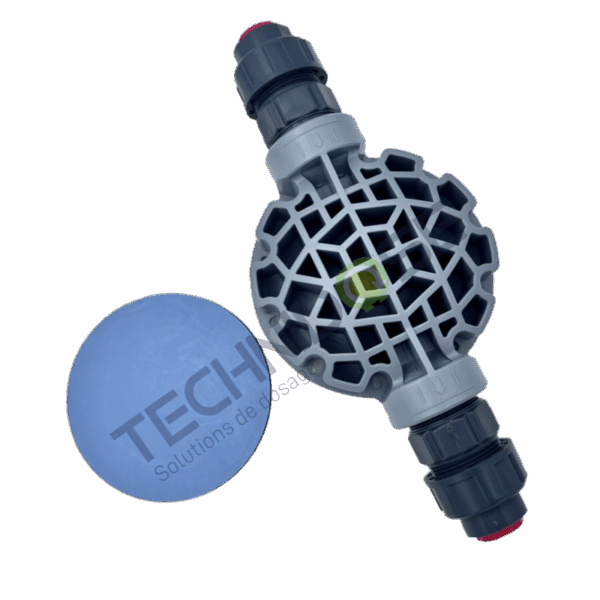 TETE DE POMPE COMPLETE SPRING/ELEKTRA MS1 165 PVC/FPM