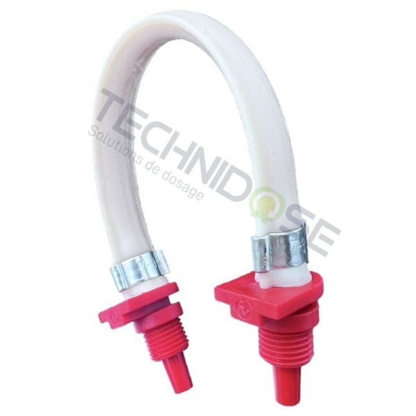 TUBE MEMBRANE SERIE P SANTOPRENE HP 6x12 RACCORDS 4x6