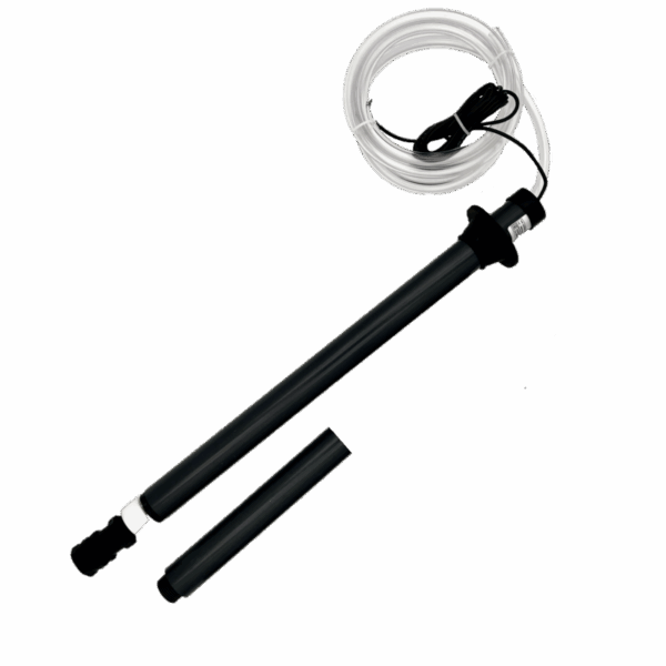 CANNE ASPIRATION + DETECTION NIVEAU Ø34mm- Ø8X12 L=650mm - EPDM