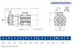 COMPASS 06 - 7M3/H -  8.5m - TRIPHASE - E= 1''f - S=3/4''m – Image 3