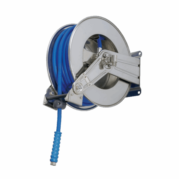 ENROULEUR INOX INDUSTRIE EAG AUTOMATIQUE - PASSAGE EAU INOX - 20M