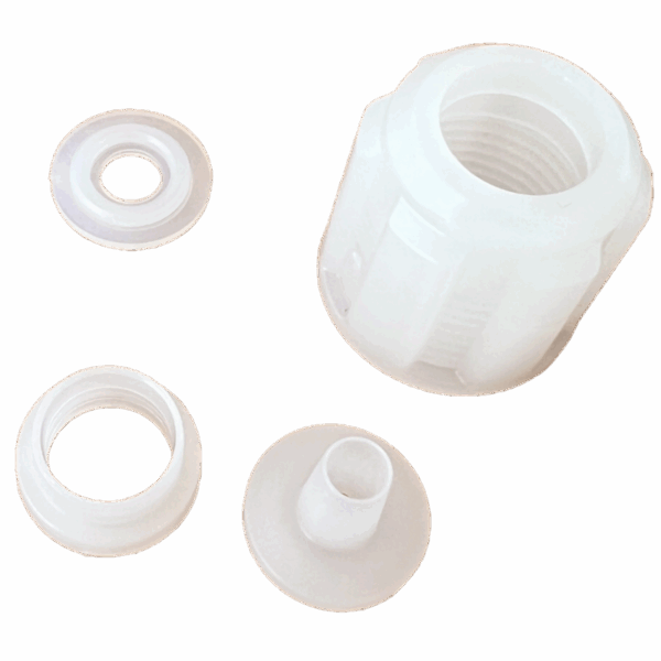 ADAPTATEUR PVDF 1/2'' - TEKNA/TEKBA - TUBE 6X12 (KIT X2)
