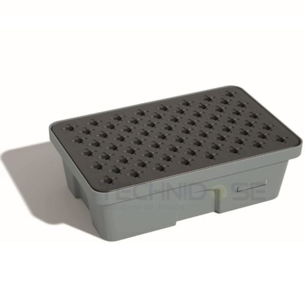 RETENTION LABO - 40L -L x l x H : 635X410X220 - CAILLEBOTIS PP GRIS
