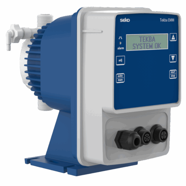TEKBA EMM 603 PVDF/FKM-B - 5L/H - PROPORTIONNEL 4/20mA ET MANUEL