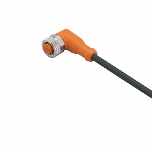 CÂBLE AVEC PRISE FEMELLE EN L - L=5m - CONNECTEUR M12