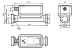 DEBITMETRE A ULTRASON SERIE SU 8020 - 14m3/H - 1'' Gm – Image 2