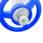 TUBE POMPE Ø41-PVDF L=1200mm - ARBRE HC -ROTOR  R + Racc. DN25 – Image 2