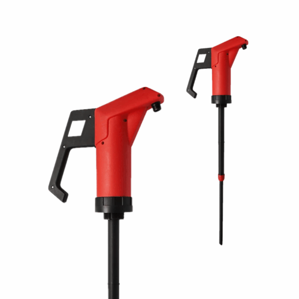 POMPE MANUELLE JP04 Ø40 - Lg 500 -900mm - PP/EPDM 0.3L/cp - ROUGE