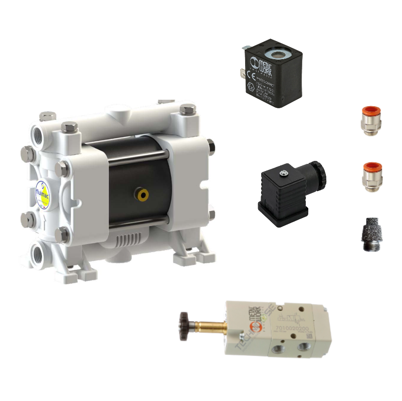 PHOENIX P007 PP FILETE 1/4'' BSP + KIT ELECTROVANNE 24VDC