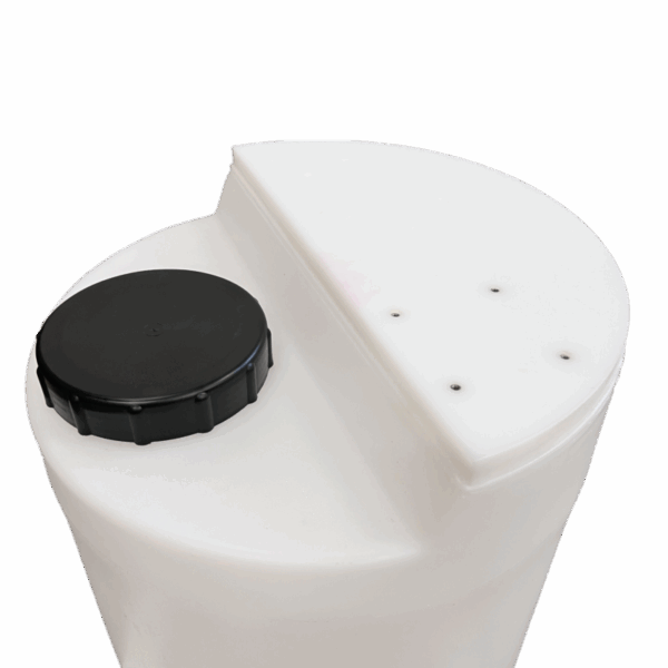 RESERVOIR PE SER-100 L EQUIPE DEMI-LUNE SOUDEE +KIT 01