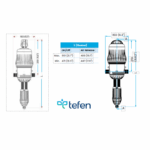 MixRite 3.5, 3.5 m3/h, 0.5%-5%, On/Off, Gamme CW – Image 2