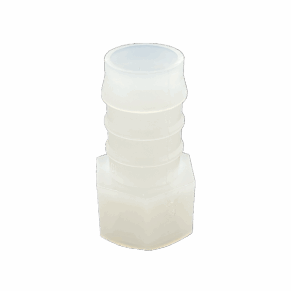 RACCORD DROIT CANNELE FEMELLE PVDF- TARAUDE 1/2''Gf - Ø19mm