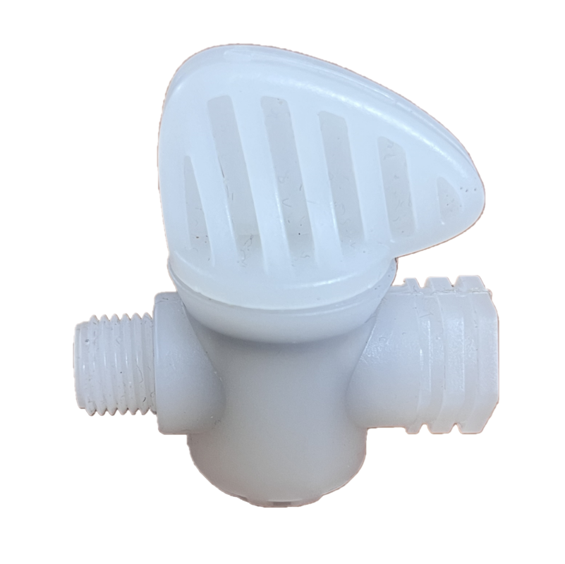 230.029.040.41.png VANNE DUALTECH PVDF - 1/4 TOUR 1/4''F-1/4''M - VITON - BLANC – Image 1