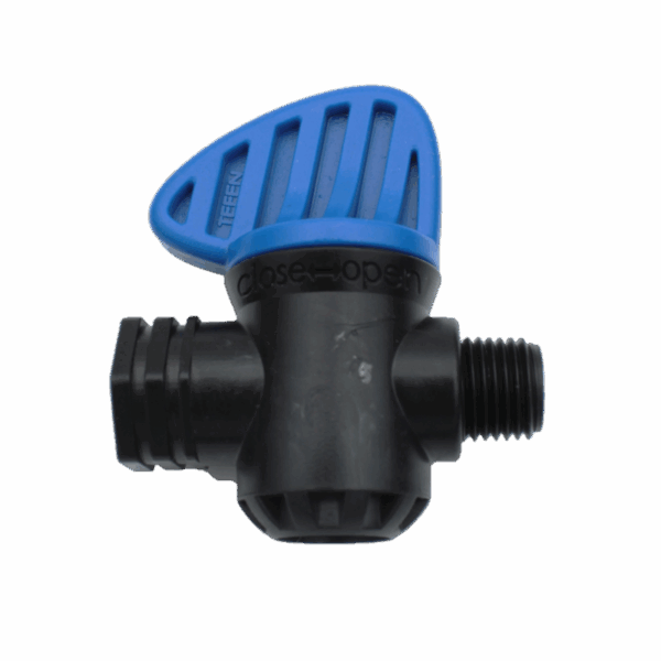 VANNE DUALTECH ACETAL 1/4 TOUR 1/4''F-1/4''M - NBR - NOIR