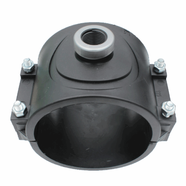 COLLIER DE PRISE EN CHARGE RENFORCE ØEXT.125 x 1/2" Gf- PN12.5