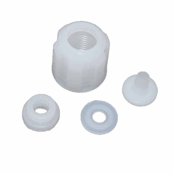 ADAPTATEUR PVDF 1/2'' - TEKNA/TEKBA - TUBE 6x8 - UNITAIRE