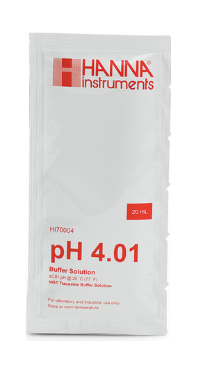 PACK 5 SACHETS SOLUTION TAMPON PH 4.01 POOL LINE _ 20mL