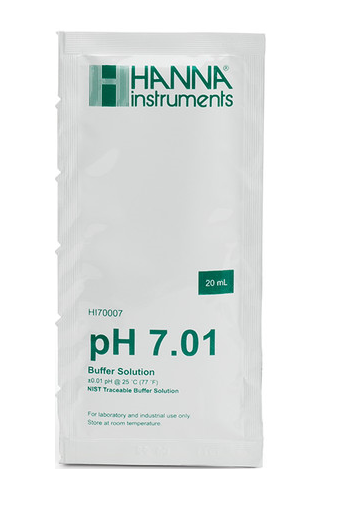 PACK 5 SACHETS SOLUTION TAMPON PH 7.01 POOL LINE_ 20mL