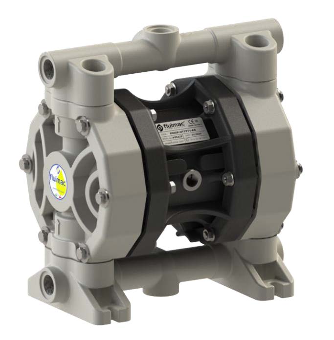 P0060P-W-DZD1-AB.jpg POMPE A MEMBRANE PHOENIX P060 - PP - FILETE 1/2'' BSP – Image 1