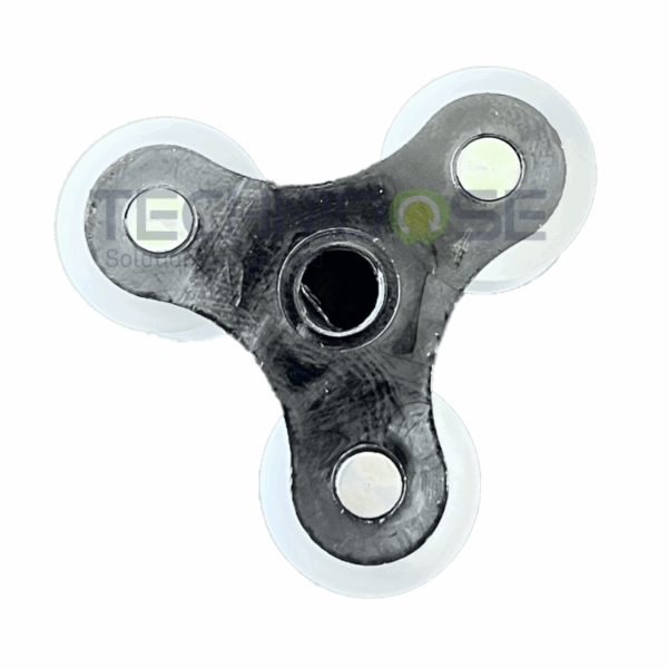 PORTE GALET KRONOS Ø11.4mm DELRIN BLANC - HYGIENE