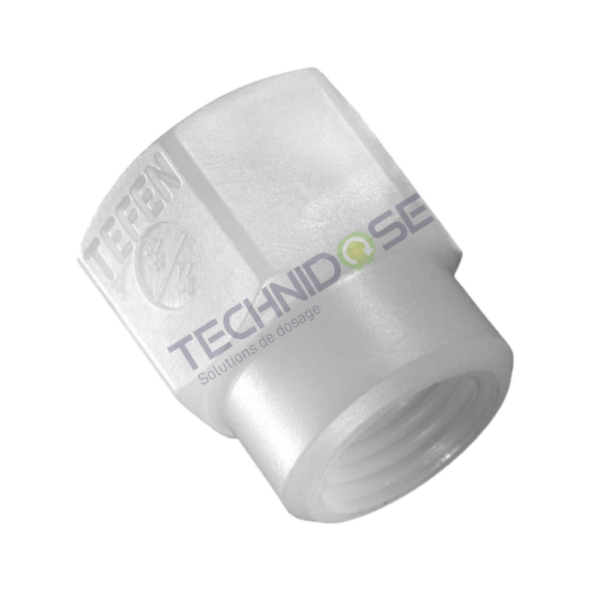 REDUCTION FEMELLE PVDF 3/8''Gf x 1/4''Gf