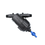 FILTRE PP 3/4'' + VANNE PURGE -  TAMIS INOX 120 MESH / 135µm