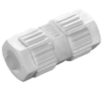 UNION TEFEN A COIFFE PVDF - POUR TUBE Øext 6mm / Øint 4mm