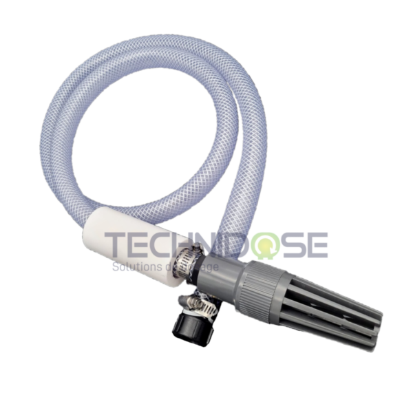 KIT TUBE ASPIRATION 19MM + CREPINE AVEC CLAPET - MODELE FTV