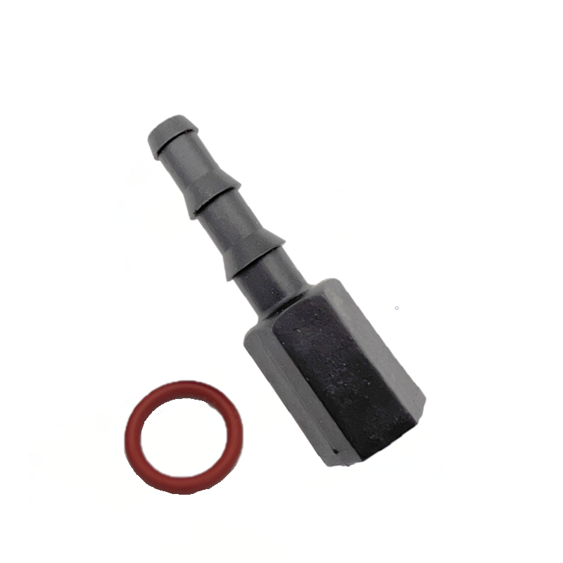 9900107118.png CONNECTEUR CLAPET RINCAGE 1/8''G.M - CANNELURE TUBE ØInt. 6-7-8 mm – Image 1