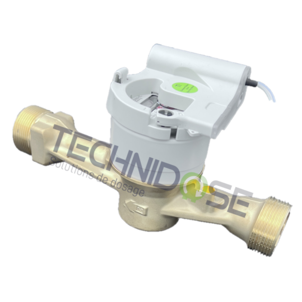 COMPTEUR AURIGA LAITON DN 32  RACC 1''1/2 - EAU FROIDE- IZAR 1 IMP/L