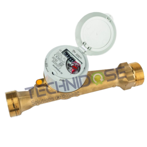 COMPTEUR AURIGA LAITON - DN 40 - RACC. 2'' - EAU FROIDE