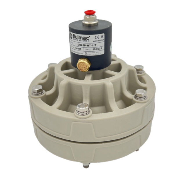 BALLON AMORTISSEUR D25 - PP - MEMBRANE HYTREL/PTFE - 1''