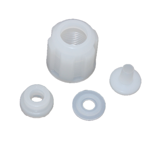 ADAPTATEUR PVDF 1/2'' - TEKNA/TEKBA - TUBE 6x8 (KIT X2)