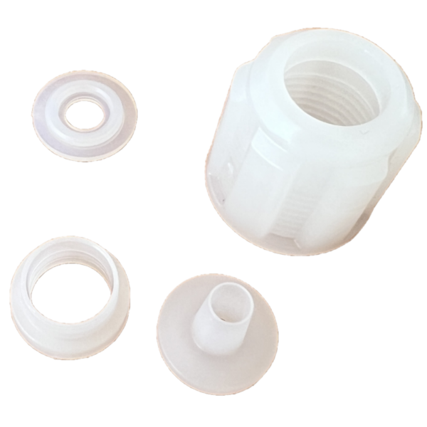 ADAPTATEUR PVDF 1/2'' - TEKNA/TEKBA - TUBE 6X12 (KIT X2)