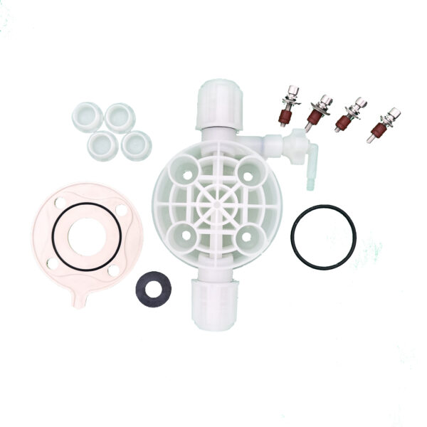 TETE DE POMPE COMPLETE TEKNA 603-800 PVDF/C/EPDM