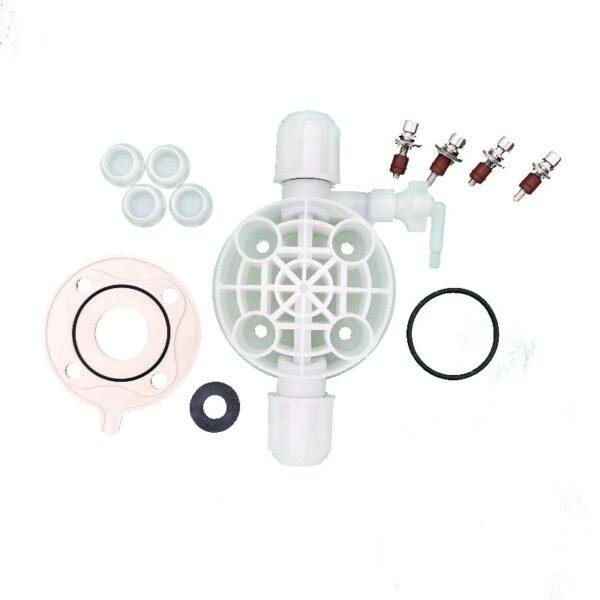 TETE DE POMPE COMPLETE TEKNA 500-600 PVDF/C/EPDM