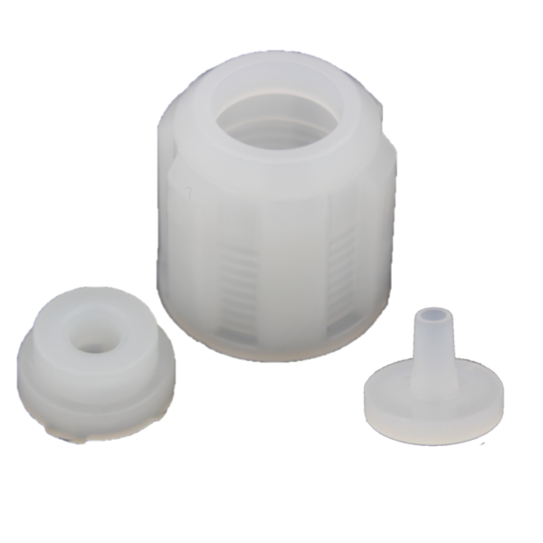 KIT ECROU TEKNA EVO 603-800 PVDF - FILETAGE 1/2''- PE Ø 4X6