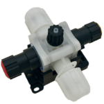 SOUPAPE MULTIFONCTION PVDF/FPM CONNEX 4/6 ET 8/12 FIXATION MURALE – Image 2