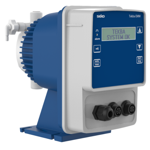 TEKBA EMM 603 PVDF/FKM-B - 5L/H - PROPORTIONNEL 4/20mA ET MANUEL