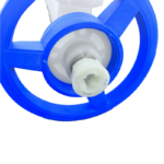 TUBE POMPE Ø41-PVDF L=1200mm - ARBRE HC -ROTOR  R + Racc. DN25 – Image 2