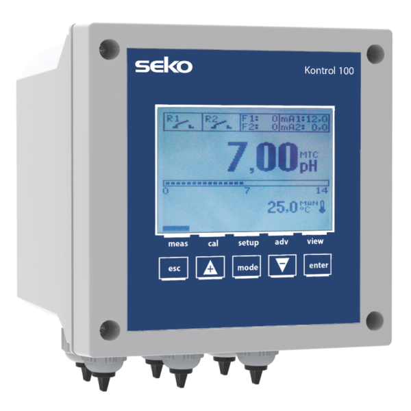 INSTRUMENT K100PR pH ou REDOX + MODBUS - MURAL 144x144